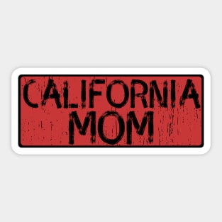 California mom distressed Sticker